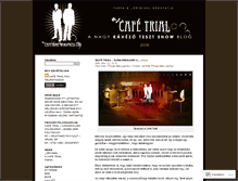Tablet Screenshot of cafetrial.wordpress.com