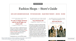 Desktop Screenshot of fashionshops.wordpress.com