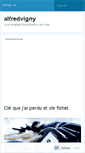 Mobile Screenshot of alfredvigny.wordpress.com