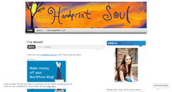 Desktop Screenshot of handprintsoul.wordpress.com