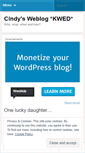 Mobile Screenshot of kwedcindy.wordpress.com