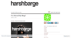 Desktop Screenshot of harshbarge.wordpress.com