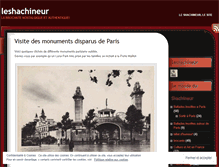 Tablet Screenshot of leshachineur.wordpress.com