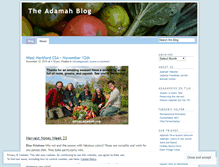 Tablet Screenshot of adamahfellow.wordpress.com