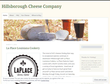 Tablet Screenshot of hillsboroughcheese.wordpress.com