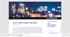 Desktop Screenshot of konveksidisurabaya.wordpress.com