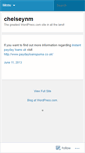 Mobile Screenshot of chelseynm.wordpress.com