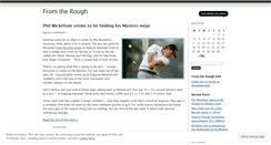 Desktop Screenshot of fromtherough.wordpress.com