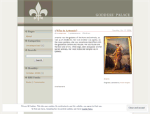 Tablet Screenshot of goddessartemis.wordpress.com