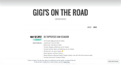 Desktop Screenshot of gigisontheroad.wordpress.com