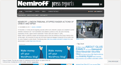 Desktop Screenshot of nemiroffnews.wordpress.com