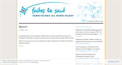 Desktop Screenshot of faiteslesaut.wordpress.com