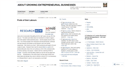 Desktop Screenshot of growingbusiness.wordpress.com