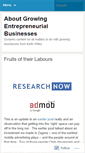Mobile Screenshot of growingbusiness.wordpress.com