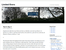 Tablet Screenshot of limitedovers.wordpress.com