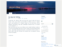 Tablet Screenshot of akrom22.wordpress.com