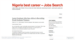 Desktop Screenshot of ngbestcareer.wordpress.com