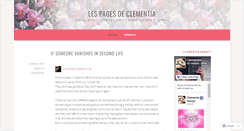 Desktop Screenshot of clementiapoesie.wordpress.com
