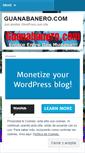 Mobile Screenshot of guanabaneroymas.wordpress.com