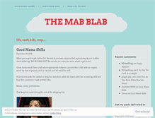 Tablet Screenshot of mabblab.wordpress.com