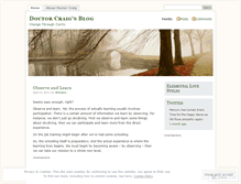 Tablet Screenshot of drcraigmartin.wordpress.com