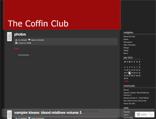 Tablet Screenshot of kisscoffinclub.wordpress.com