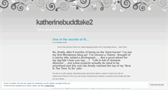 Desktop Screenshot of katherinebuddtake2.wordpress.com