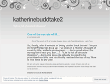 Tablet Screenshot of katherinebuddtake2.wordpress.com