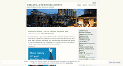 Desktop Screenshot of greenvillescentertainment.wordpress.com