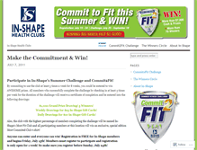 Tablet Screenshot of commit2fit2011.wordpress.com