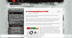 Desktop Screenshot of jobforce.wordpress.com