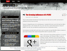 Tablet Screenshot of jobforce.wordpress.com