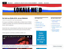 Tablet Screenshot of lokalehelden.wordpress.com