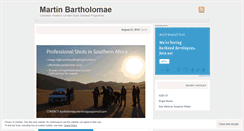 Desktop Screenshot of martinbartholomae.wordpress.com