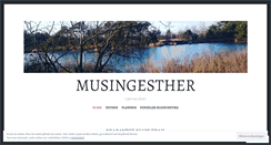 Desktop Screenshot of musingesther.wordpress.com