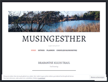 Tablet Screenshot of musingesther.wordpress.com