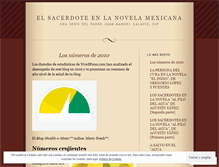 Tablet Screenshot of enlanovela.wordpress.com