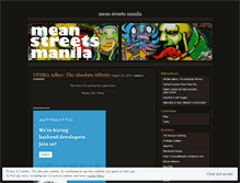 Tablet Screenshot of meanstreetsmanila.wordpress.com