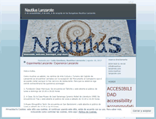 Tablet Screenshot of nautiluslanzarote.wordpress.com