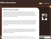 Tablet Screenshot of officerenovation.wordpress.com