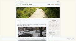 Desktop Screenshot of everythingsunny.wordpress.com