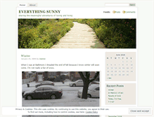 Tablet Screenshot of everythingsunny.wordpress.com