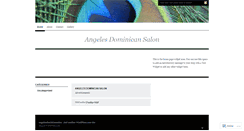 Desktop Screenshot of angelesdominicansalon.wordpress.com