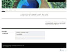 Tablet Screenshot of angelesdominicansalon.wordpress.com
