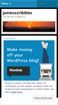 Mobile Screenshot of jamesscribbles.wordpress.com