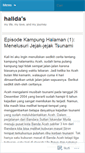 Mobile Screenshot of halidaernita.wordpress.com