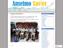 Tablet Screenshot of anselmoxavier.wordpress.com