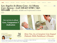 Tablet Screenshot of losangelesinhomecareservice.wordpress.com