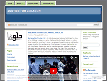 Tablet Screenshot of justice4lebanon.wordpress.com