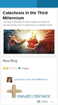 Mobile Screenshot of catechesisinthethirdmillennium.wordpress.com